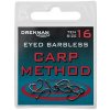 Drennan Háčiky Bez Protihrotu Eyed Carp Method Barbless - Veľkosť 14