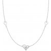 Preciosa Romantický strieborný náhrdelník Clarity s kubickou zirkóniou Preciosa 5386 00