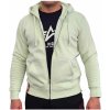 Alpha Industries Basic Zip Hoody SL pánska mikina mint zelená