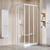 Ravak ASRV3-90 rohový sprchový kút, biela+transparent 87 - 89 x 198 cm, biela, 15V701R2Z1
