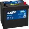 Exide Excell 12V 60Ah 390A EB604