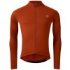 Pánsky cyklistický dres Dare 2b Lightning Long Sleeve Jersey Veľkosť: XXL / Farba: hnedá
