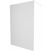 MEXEN/S - KIOTO Sprchová zástena WALK-IN 90 x 200, dekor jinovatka 8 mm, biela 800-090-101-20-30