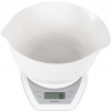 Salter 1024 WHDR14 Digital Kitchen Scales with Dual Pour Mixing Bowl White