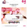 Goodram USB flash disk, USB 2.0, 64GB, UME2, UME2, biely, UME2-0640W0R11-SP