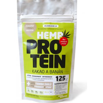 Zelená Země konopný proteín 125 g