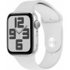 OBAL:ME Silikonový Řemínek pro Apple Watch 38-41mm S-M White