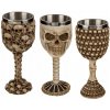 KALICH LEBKA NA VÍNO POHÁR ČAŠA SKULL