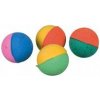 Míčky mechová guma různobarevné 4,3 cm/ 4 ks