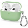 AppleKing silikónový obal s karabínou pre AirPods 3 - zelený - možnosť vrátiť tovar ZADARMO do 30tich dní