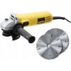 DeWalt DWE4016D2-QS uhlová brúska 115mm, 750W + 2x diamantový kotúč 115mm,