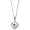 Cutie Jewellery Zlatý prívesok srdca Z6308B-White