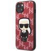 Karl Lagerfeld Puzdro plastové Apple iPhone 13 KLHCP13MPMNIKPI červené