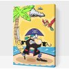 Vymalujsisam.sk Maľovanie podľa čísiel - Captain Hook Veľkosť: 40x60cm, Rám: Na kartónovej doske