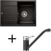 Blanco set Zia 45 S Compact + Wega II silgranit/chróm čierna