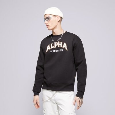 Alpha Industries College Sweater Čierna EUR