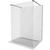 MEXEN/S - Kioto Sprchová zástena WALK-IN voľne stojaca 115 x 200, transparent 8 mm, čierna 800-115-002-70-00