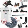 Centrálny vysávač HAYDEN 20 Super Vac (506 AW) + Sada príslušenstva STANDARD s hadicou 9,1 m (10 ks). (Centrálny vysávač HAYDEN 20 Super Vac (506 AW) + Sada príslušenstva STANDARD s hadicou 9,1 m (10
