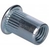Nitovacia matica M3, plochá hlava, VZ, L = 9 mm