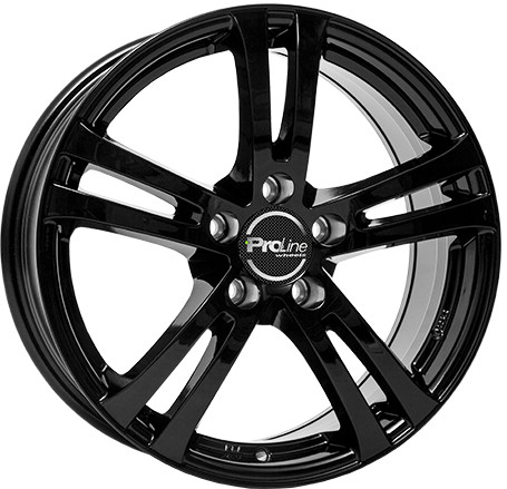 ProLine BX700 7x17 5x114,3 ET51 black gloss