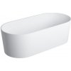 OMNIRES - OVO PZ+ voľne stojaca vaňa, 160 x 75 cm biela mat /BM/ OVOWWBM