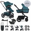 EASYWALKER SET Kočík 4v1 Harvey⁵ Premium Jade Green XXL AIR + CYBEX Aton B2 i-Size