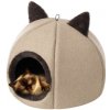Búdka pre mačku KITTY HEAD R2 béžová