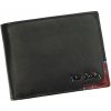 Pierre Cardin TILAK75 8806 čierno-červená pánska kožená peňaženka 12 x 9 cm