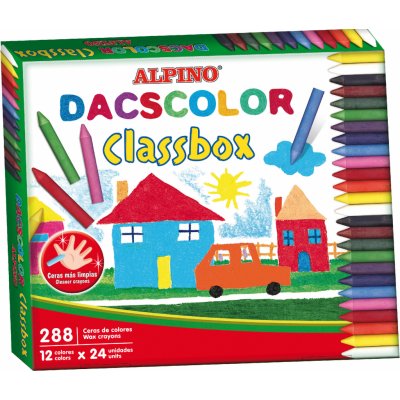 Alpino Veľké balenie voskoviek Dacscolor 288 kusov