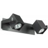 Nástenné svietidlo Ideal lux 156705 MOUSE AP2 NERO 2xGU10 50W čierna