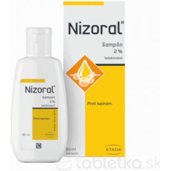 Nizoral šampón 2% shp.1 x 60 ml