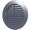 Vonkajšia vetracia mriežka ASA s golierom d100 mm, sivá MIKAWI 59-1453