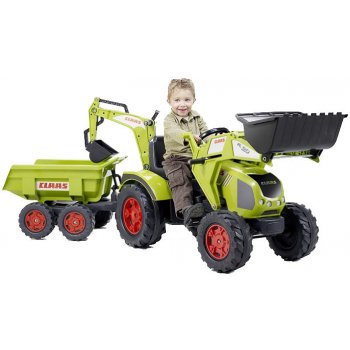 FALK 1010W Claas Axos s nakladačom vlečkou a rýpadlom