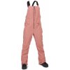Nohavice na snowboard Volcom Wms Swift Bib Overall earth pink L 23/24 - Odosielame do 24 hodín