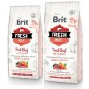 BRIT Fresh beef with pumpkin puppy large 2 x 12 kg