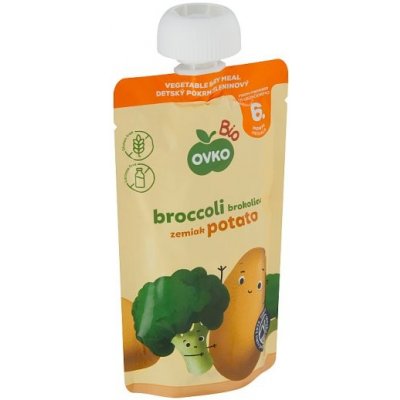 OVKO Bio Dojčenský príkrm brokolica zemiak 90 g