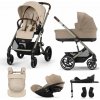 CYBEX Kombinovaný kočík Balios S Lux 5v1 Almond Beige Gold + Nosič detí Amya