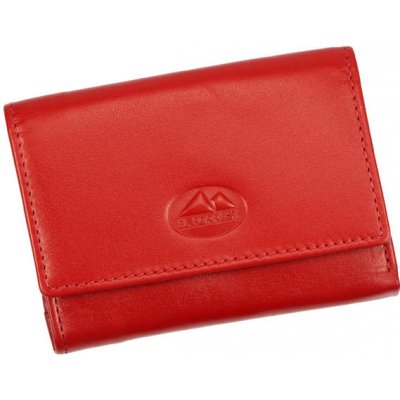Mini červená dámska kožená peňaženka El Forrest