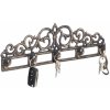 Vešiak na odev liatinový, 5 háčikov, RD0632, bronz