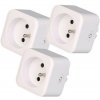IMMAX NEO LITE SMART sada 3x chytrá vnitřní zásuvka v2/ s kolíkem (typ E)/ Wi-Fi/ Google Assistant/ Amazon Alexa/ TUYA