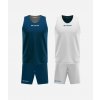 KIT DOUBLE IN MESH basketbalový set modrá-biela M