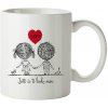 Keramický hrnček - Ešteže ťa láska mám - 350ml