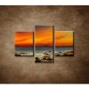 Červené zore - 3dielny 90x60cm