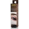 Delia Cosmetics Henna farba na obočie 4 Brown 2 g 2 ml
