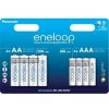 Panasonic Eneloop AA 2000mAh 4ks, AAA 800mAh 4ks BK-KJMCDE44E