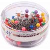 Špendlíky s plastovou hlavičkou dĺžka 32 mm - mix (20 krab.)