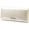 Pierre Cardin 07 SHINY 121 béžová dámska kožená peňaženka z kožených vlákien 19,5 x 10 cm