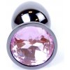 Plug-šperky Tmavé striebro PLUG- Rose