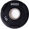 Olympijský pogumovaný kotúč IRONLIFE Deluxe 1,25 kg