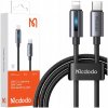 Kábel McDodo USB typ C - Apple Lightning 1,2 m, čierny